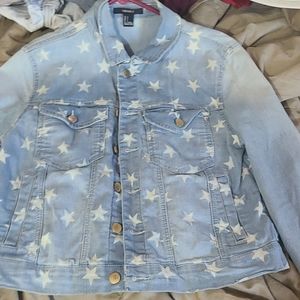 Forever 21 cropped denim jacket